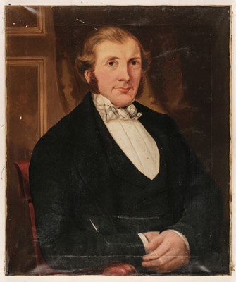 Lot 77 - Chapman (William Jones, 1808-after 1870). Portrait of a Gentleman