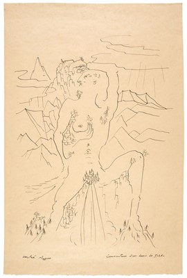 Lot 228 - Masson (André, 1896-1987). Commentaire d'un dessin de Blake
