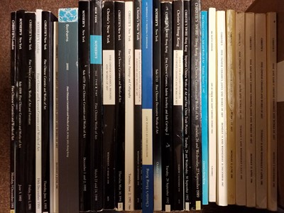 Lot 299 - Chinese Art Auction Catalogues. 65 volumes of Sotheby's & Christie's Chinese art auction catalogues