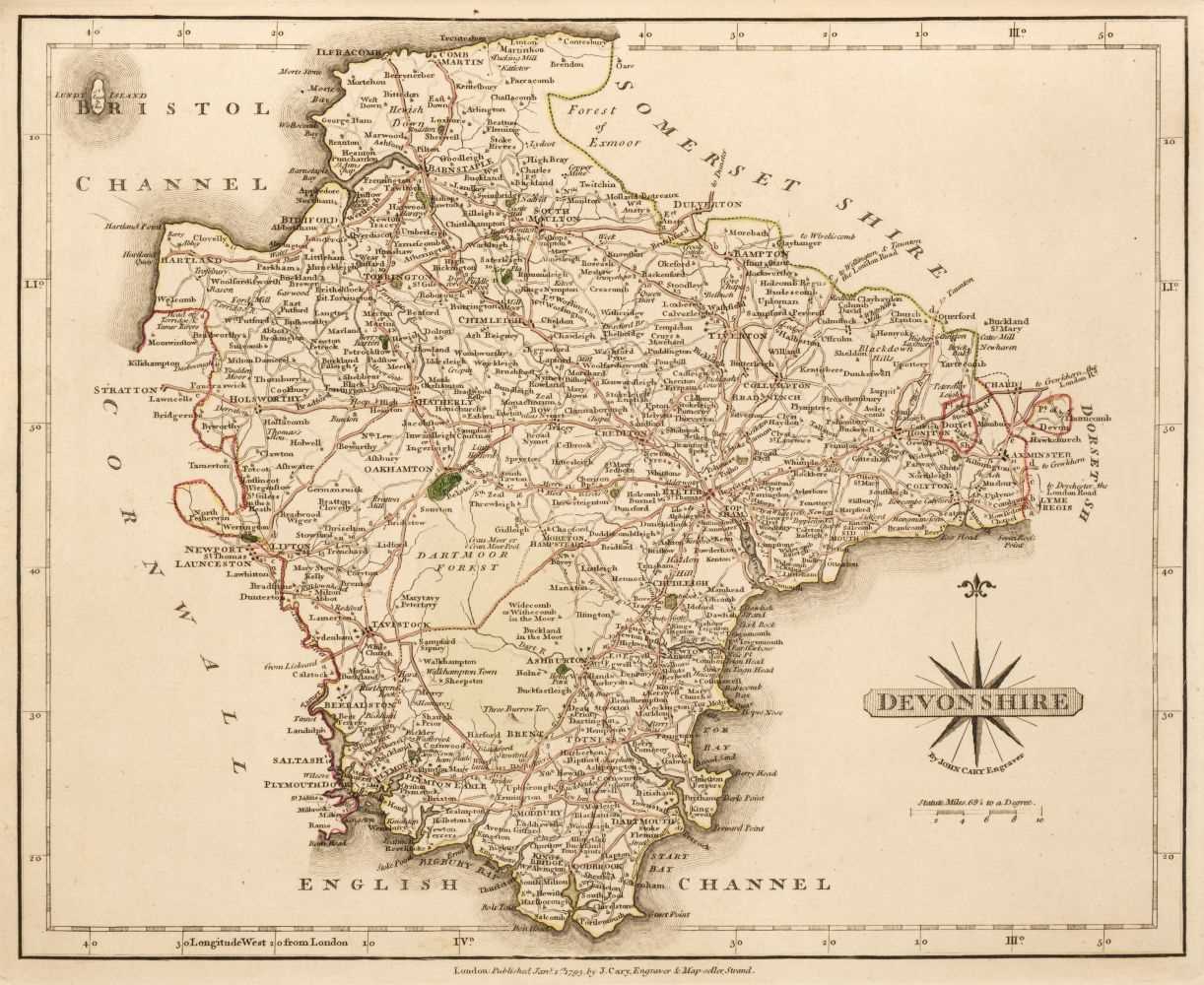Lot 32 - Cary (John). Cary's New and Correct English Atlas..., 1793