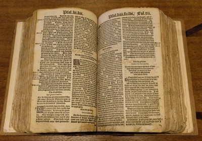 Lot 96 - Bible [English; Great Bible]. [The Byble in English, that is, the Olde and New Testament... , 1549]