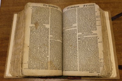 Lot 96 - Bible [English; Great Bible]. [The Byble in English, that is, the Olde and New Testament... , 1549]