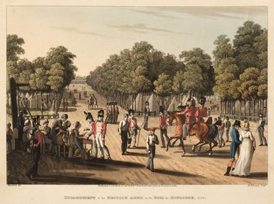 Lot 106 - Dubourg (M.). Fourteen Military Aquatints, Edward Orme, 1816