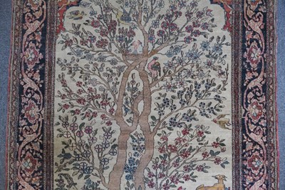 Lot 538 - Carpet. A Tree of Life carpet, Indian, early 20th century