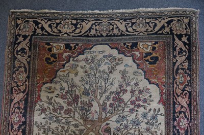 Lot 538 - Carpet. A Tree of Life carpet, Indian, early 20th century