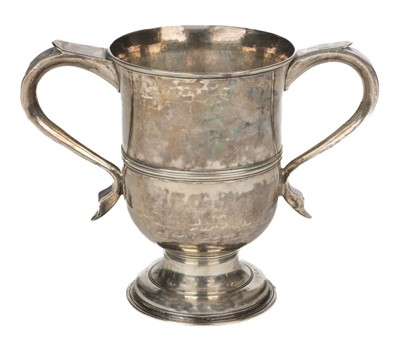 Lot 417 - Loving Cup. A George III silver loving cup, London 1771