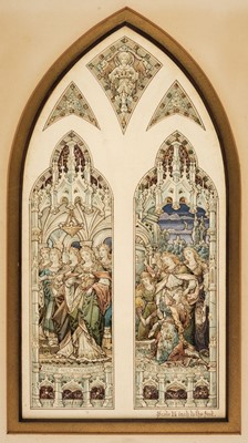 Lot 135 - Attributed to Thomas William Camm, (1839-1912). Parable of the Ten Virgins