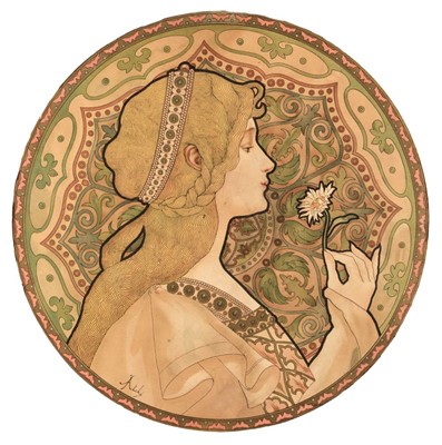 Lot 221 - Aitché (Jeanne Louise Marie Euphrasie, 1872-1937). Reverie, 1903, colour lithograph