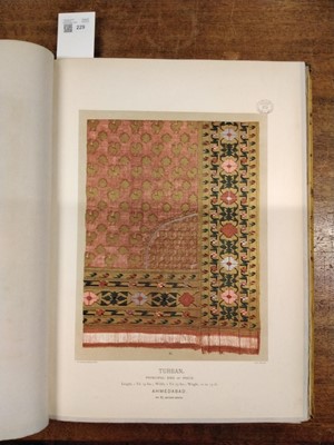 Lot 229 - Indian Textiles. Illustrations of Textile Manufactures of India..., 1881