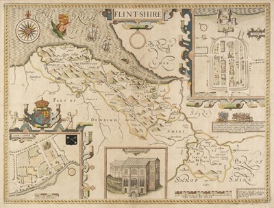 Lot 94 - Wales. Speed (John), Flint-Shire, Thomas Bassett & Richard Chiswell, 1676