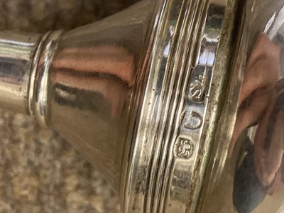 Lot 456 - Wine Funnel. A George III silver wine funnel by William Sumner, London 1789
