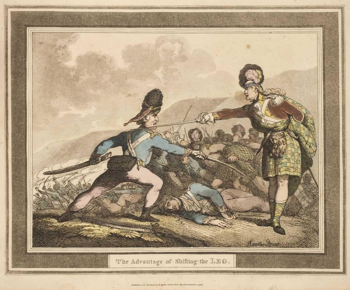 Lot 155 - Rowlandson (Thomas, illust.). Hungarian & Highland Broad Sword, 1799