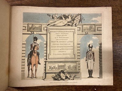 Lot 155 - Rowlandson (Thomas, illust.). Hungarian & Highland Broad Sword, 1799