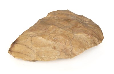 Lot 509 - Prehistoric Axe. A prehistoric hand axe, Acheulian period, North Africa