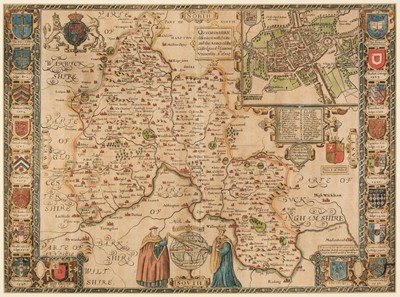 Lot 149 - Oxfordshire. Speed (John), Oxfordshire described..., Roger Rea, 1650 - 62