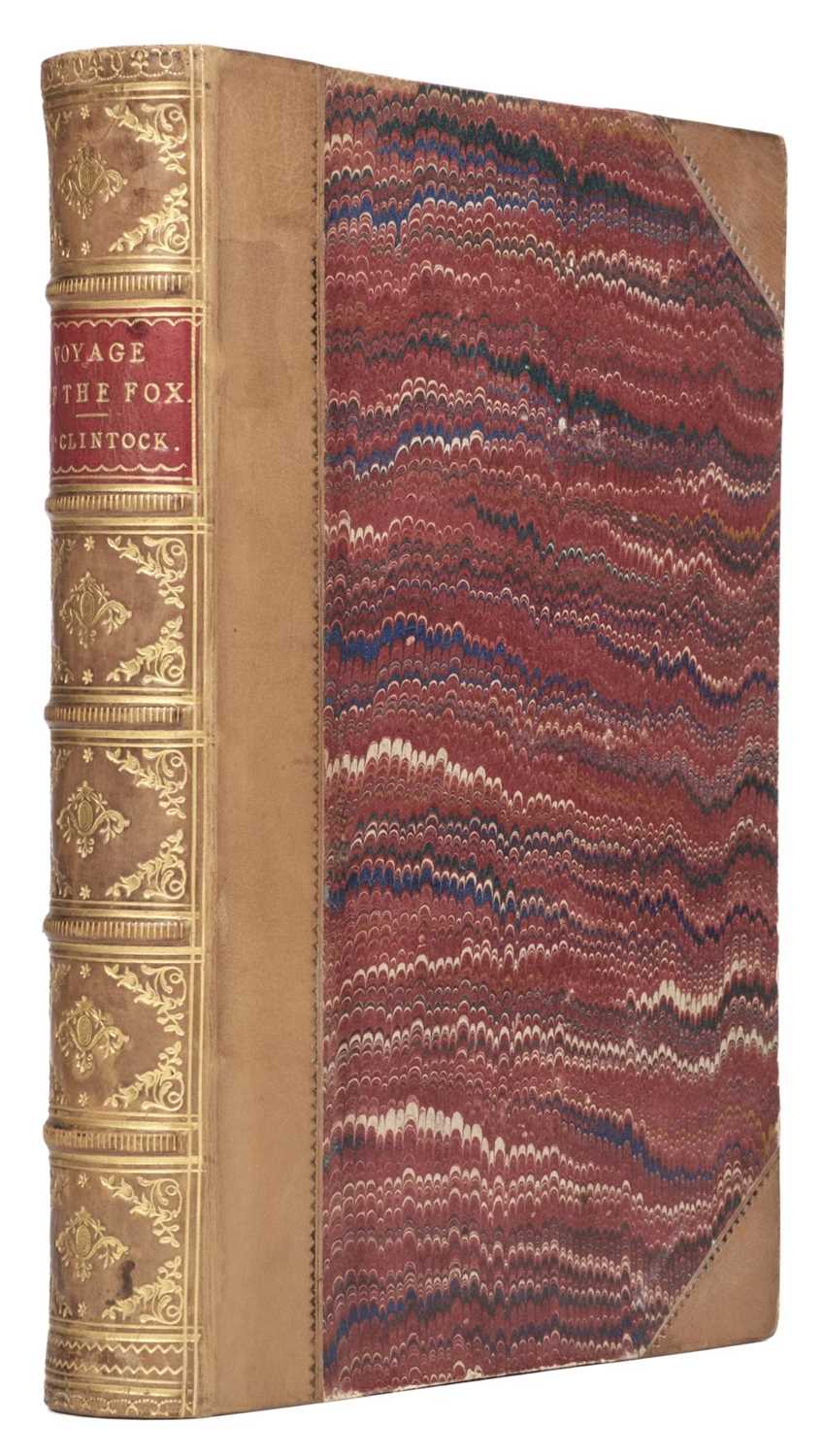 Lot 15 - M'Clintock (Captian F. L.). The Voyage of the 'Fox' in the Arctic Seas..., 1859