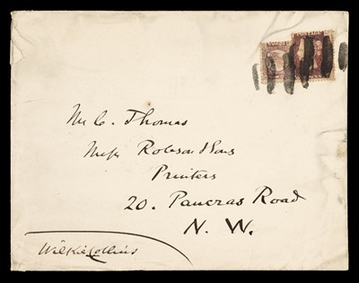 Lot 167 - Collins (Wilkie, 1824-1889). Autograph envelope signed, [1878]