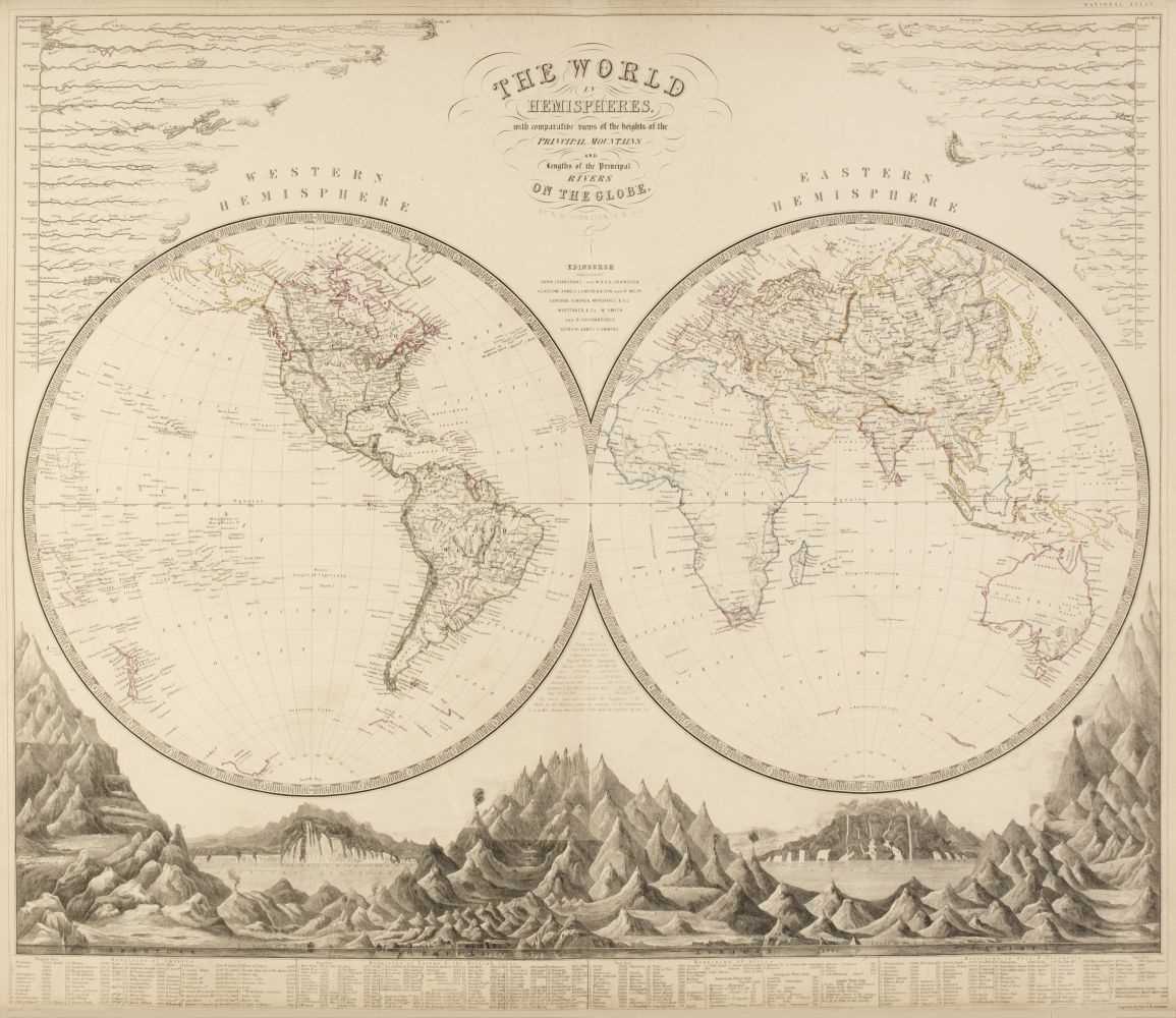 Lot 18 - Johnston (A.  K.). The National Atlas of Historical, Commercial and Political Geography...,1850