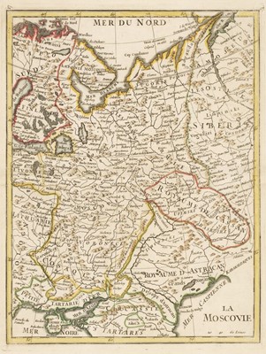 Lot 88 - Russia. A collection of nine maps, 18th century