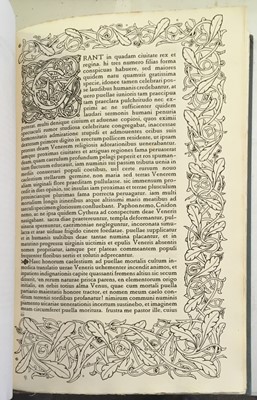 Lot 303 - Vale Press. De Cupidinis et Psyches Amoribus Fabula Anilis, 1st edition, Hacon & Ricketts