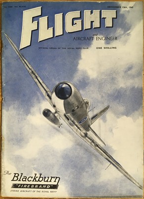 Lot 307 - Flight magazine. Flight and Aircraft Engineer, 312 issues, 1942-1948