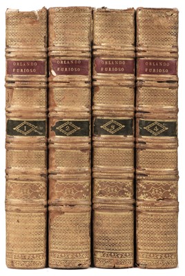 Lot 182 - Ariosto (Ludovico). Orlando Furioso,  4 volumes, Paris: P. Plassan, 1795