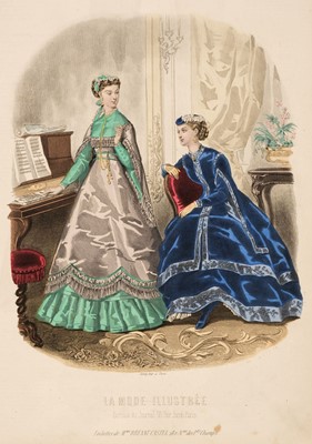 Lot 163 - Fashion. A collection of 48 fashion plates, mid 19th century