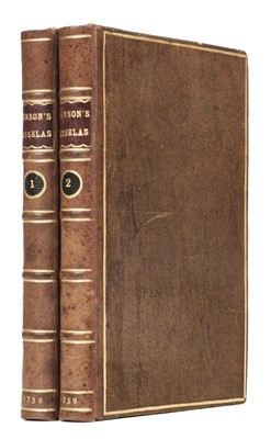 Lot 236 - Johnson, Samuel. The Prince of Abissinia, 2 vols., 1st edition, 1st state, 1759