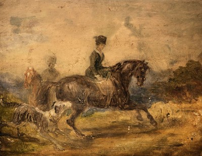 Lot 102 - Allan (William, 1782-1850, attributed to). Sketch of Augusta M. Melville