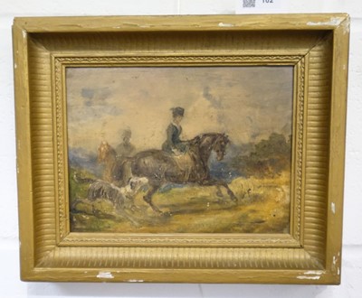 Lot 102 - Allan (William, 1782-1850, attributed to). Sketch of Augusta M. Melville