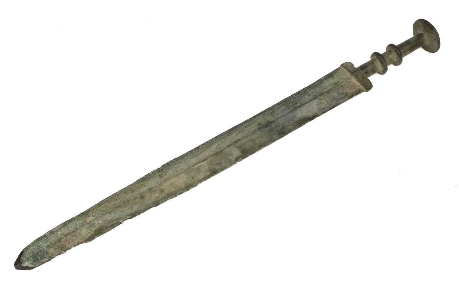 Lot 475 - Chinese Dagger. A Chinese dagger from the Henan probably Mid to Late Second B.C.