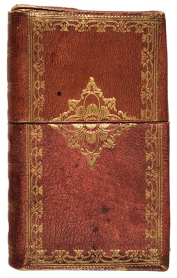 Lot 217 - Embroidered binding. Almanach Contenant un Recueil des Coëffures des Dames, Paris, 1781