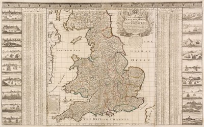 Lot 128 - England & Wales. Willdey (George), A New & Correct Map of England & Wales..., circa 1715