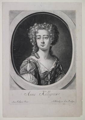 Lot 33 - Bloteling (Abraham, 1640-1690) after Anne Killigrew, Self Portrait, mezzotint, and 1 other