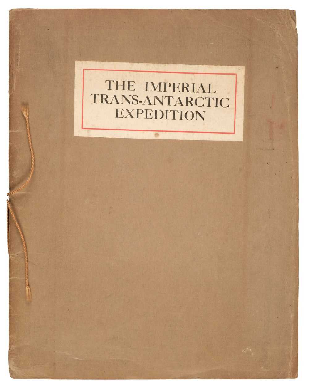 Lot 26 - Shackleton (Ernest H.). The Imperial