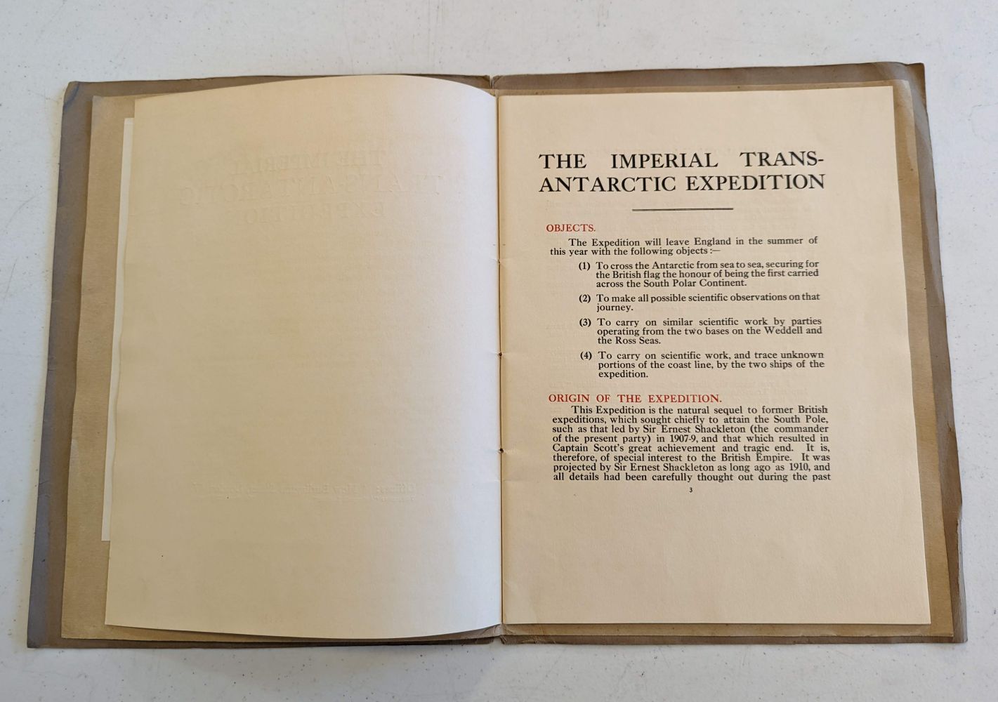 Lot 26 - Shackleton (Ernest H.). The Imperial