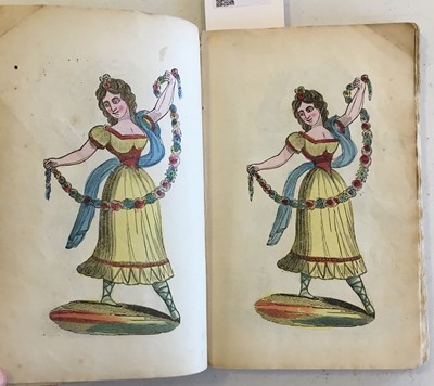 Lot 198 - Blow Book. Early magic flip book, probably French, circa 1820s/30s