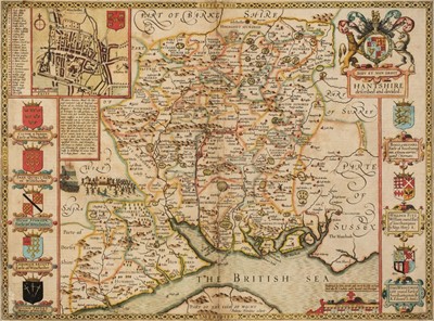 Lot 133 - Hampshire. Speed (John), Hantshire described and devided, John Sudbury & George Humble, circa 1627