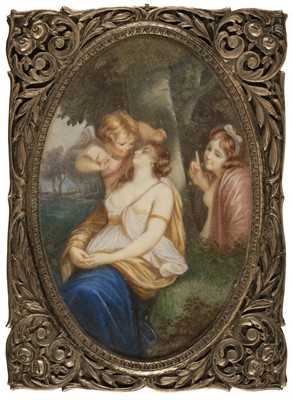 Lot 95 - Pater (Jean-Baptiste François, 1695-1736, after). Venus & Cupid, 1820s/30s & others