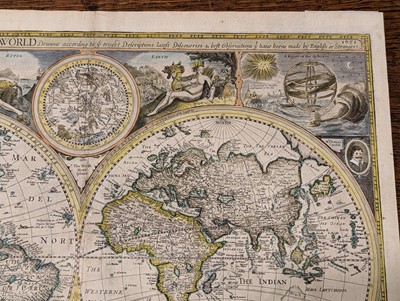 Lot 159 - World. Speed (John), A new and Accurat Map of the World..., 1676