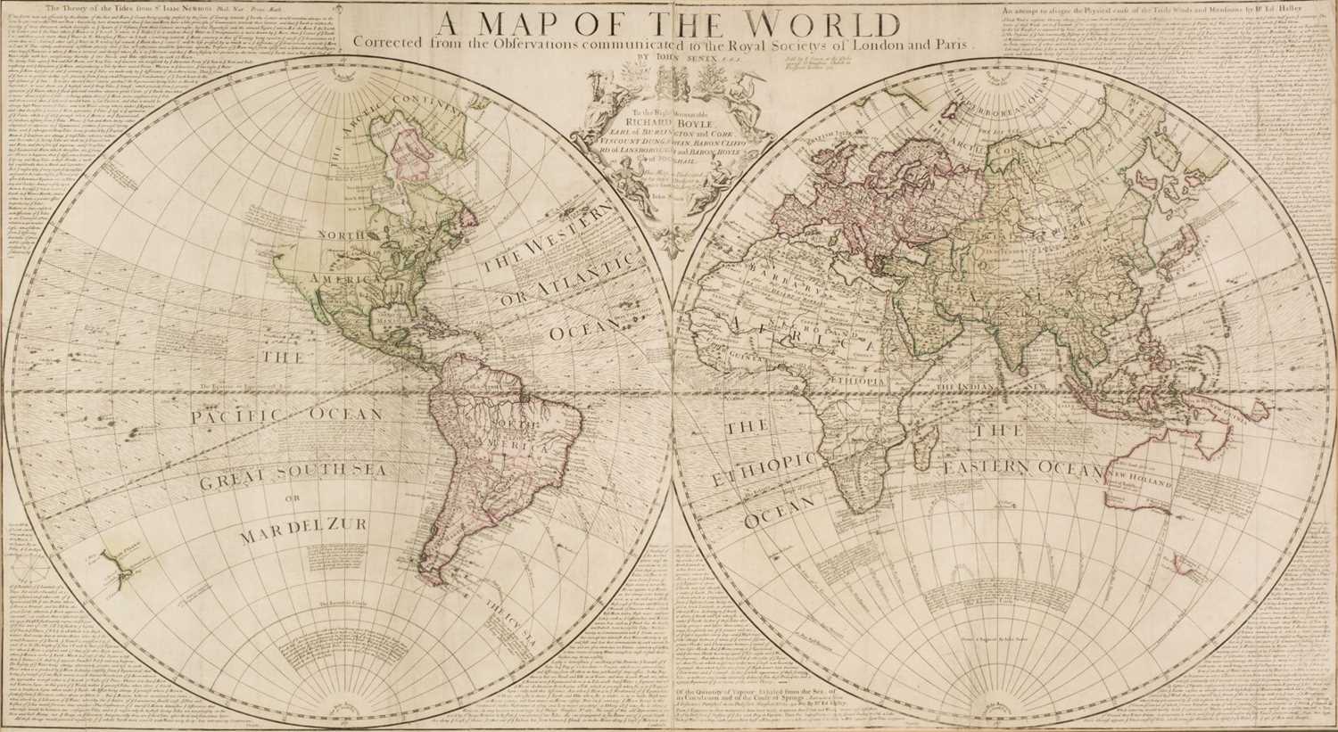 Lot 158 - World. Senex (John), Map of the World