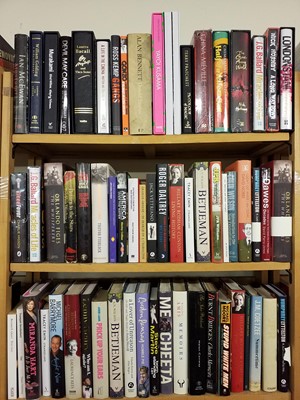 Lot 363 - Modern Literature. A large collection of modern fiction & biography, many signed by the authors