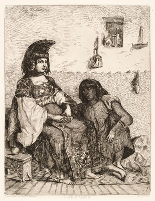 Lot 195 - Delacroix (Eugene,1798-1863). Juive d'Alger,1833