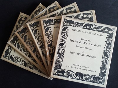 Lot 285 - Fitch Daglish (Eric). Animals in Black and White, 6 volumes, mixed editions, London: J. M. Dent, 1928-29