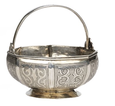 Lot 428 - Russian Silver. An Imperial Russian silver bowl by Vicktor Vasilyevich Savinksy 1868