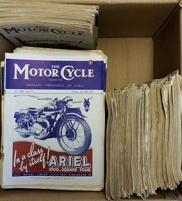 Lot 317 - Motor Cycle, c. 1941/1946, a group of approximately 185 issues