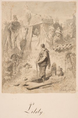 Lot 169 - Piloty (Karl Theodore von, 1826-1886). Wallenstein's Entry into Eger, 1870, signed and dated