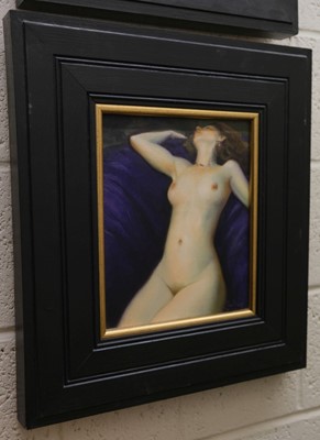 Lot 246 - Bishop (Piran, 1961-). Self portrait; A nude; and A dressed woman, oil on canvas
