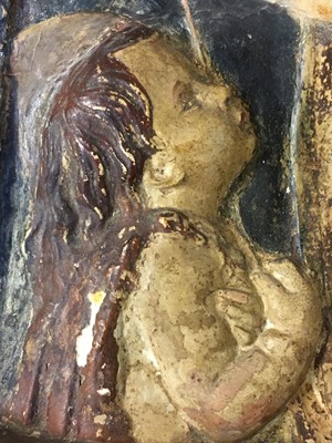 Lot 22 - Da Maiano (Benedetto, 1442-1497, manner of). Madonna and Child, later polychrome plaster