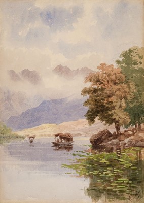 Lot 177 - Strahan (George, 1839-1911). Gagribal - Dal Lake, Kashmir, 1906, & one other similar